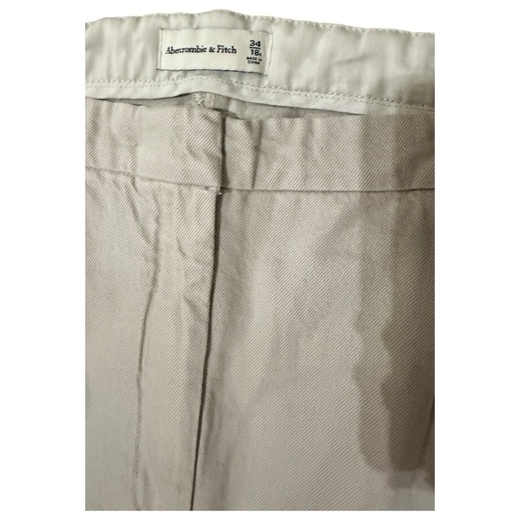 Abercrombie and Fitch Wide Leg Hi Rise Cream colored Jeans 90s vintage 18 - Picture 6 of 6